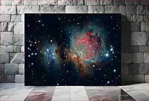 Πίνακας, Nebula and Stars Νεφέλωμα και αστέρια