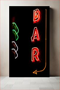 Πίνακας, Neon Bar Sign Πινακίδα Neon Bar