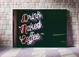 Πίνακας, Neon Coffee Sign Επιγραφή καφέ νέον