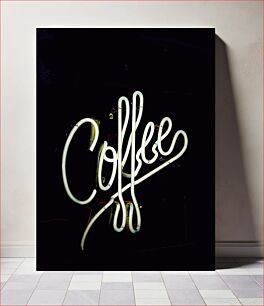 Πίνακας, Neon Coffee Sign Επιγραφή καφέ νέον