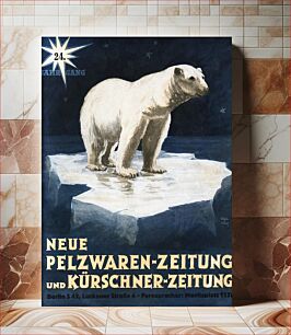 Πίνακας, Neue Pelzwaren-Zeitung and Kürschner-Zeitung (1926) chromolithograph by Karl Koch