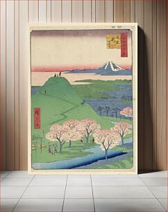 Πίνακας, New Fuji, Meguro (meguro, Shin-Fuji) From the Series One Hundred Famous views of Edo, by Utagawa Kuniyoshi