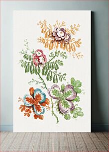 Πίνακας, New Suite of Portfolios of Flowers Ideal to Use for Designing and Painting: Floral Fantasies (1796) by Anne Allen