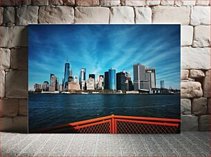 Πίνακας, New York City Skyline from the Water Ο ορίζοντας της Νέας Υόρκης από το νερό