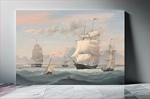 Πίνακας, New York Harbor (1852) by Fitz Henry Lane