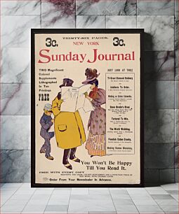 Πίνακας, New York Sunday Journal--The great diamond robbery ... Brill