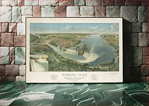 Πίνακας, Niagara Falls and Niagara River from Lake Erie down to Lake Ontario