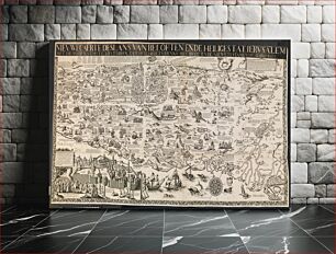 Πίνακας, Nieuwe carte des land van promenden ende heilige stadt Jerusalem