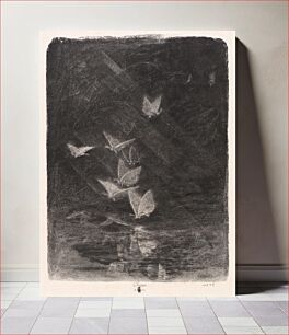 Πίνακας, Night Moths, William Baxter Closson