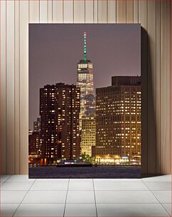 Πίνακας, Night Skyline of New York Νυχτερινός ορίζοντας της Νέας Υόρκης