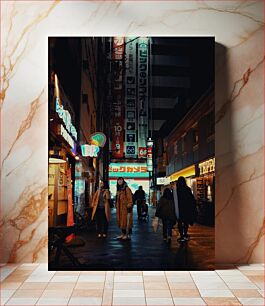 Πίνακας, Night Street in City Νυχτερινή οδός στην πόλη