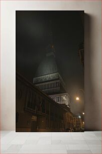 Πίνακας, Night View of a Historical Building Νυχτερινή άποψη ενός ιστορικού κτηρίου