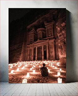 Πίνακας, Night Visit to Petra Νυχτερινή επίσκεψη στην Πέτρα