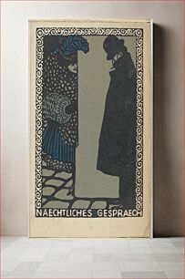 Πίνακας, Nightly Conversations (Naechtliches Gespraech) (1907) by Moriz Jung