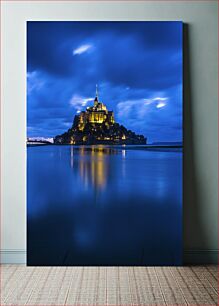 Πίνακας, Nightscape of Mont Saint-Michel Νυχτερινό τοπίο του Mont Saint-Michel