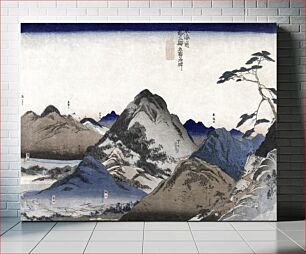 Πίνακας, Nissaka tot Hamamatsu (1833-1837) by Utagawa Kuniyoshi