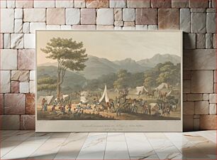 Πίνακας, No. 10 Troop bivoacked below the village of the villa Velha, 19th May 1811