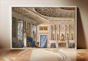 Πίνακας, Noble Interior: Stage Design for the Teatro Marsigli-Rossi in Bologna, Antonio Giuseppe Basoli