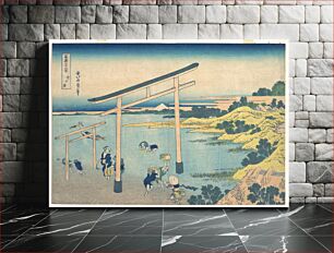 Πίνακας, Noboto Bay (Noboto no ura), from the series Thirty-six Views of Mount Fuji (Fugaku sanjūrokkei)