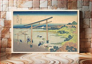 Πίνακας, Noboto Bay (Noboto no ura), from the series Thirty-six Views of Mount Fuji (Fugaku sanjūrokkei)