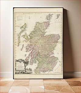 Πίνακας, North Britain or Scotland divided into its counties : corrected from the best surveys & astronomical observations