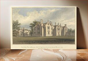 Πίνακας, North East View of Trevalyn Hall, Denbighshire; the property of George Boscawen Esqre. Built by Sir G. Trevor 1576