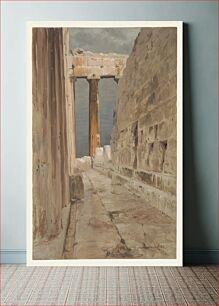 Πίνακας, North Peristyle of the Parthenon, Athens, Frederic Edwin Church