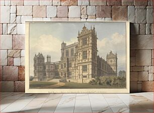 Πίνακας, North West View of Wollaton hall, Nottinghamshire; the Seat of the Right hon'ble Lord Middleton