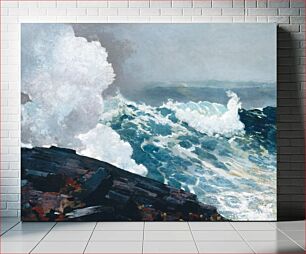 Πίνακας, Northeaster (1895) by Winslow Homer
