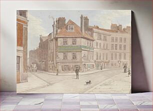 Πίνακας, Northumberland Head Inn at Corner of Fort St. and Gun St., Spitalfields