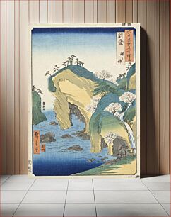 Πίνακας, Noto Province, Waterfall Bay by Utagawa Hiroshige