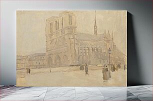 Πίνακας, Notre Dame in Winter by Frank Edwin Scott