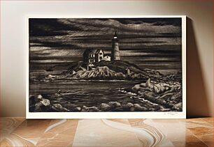 Πίνακας, Nubbli Lighthouse, Emil Ganso