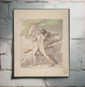 Πίνακας, Nude Couple Embracing by William Blake