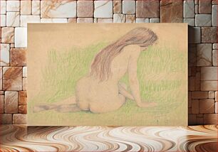 Πίνακας, Nude in a meadow, Ivan Žabota