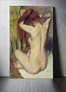 Πίνακας, Nude lady. Woman Combing Her Hair (ca. 1888–1890) by Edgar Degas
