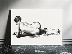 Πίνακας, Nude study, woman lying prone (1923–1924) by George Wesley Bellows