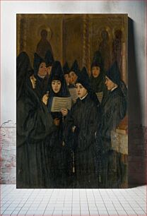 Πίνακας, Nuns by Mikhail Vasilievich Nesterov