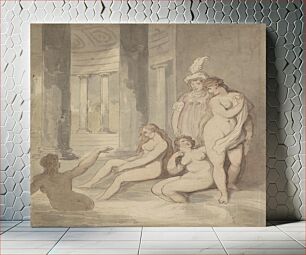 Πίνακας, Nymphs at a Roman Bath