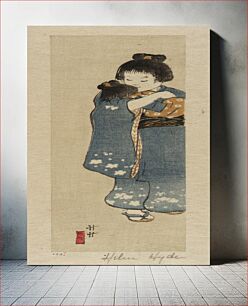 Πίνακας, O Tsuyu San by Helen Hyde (1868-1919)