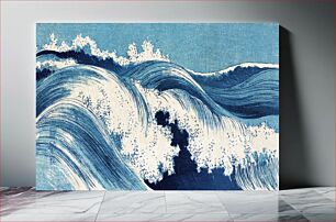 Πίνακας, Ocean waves (1878-1940) vintage Japanese woodcut prints by Uehara Konen