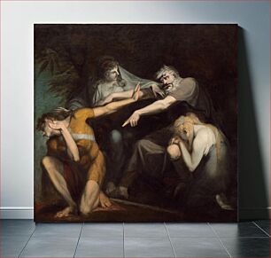 Πίνακας, Oedipus Cursing His Son Polynices (1786) by Henry Fuseli