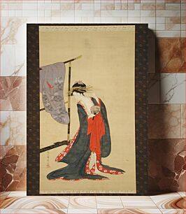 Πίνακας, Oiran in Summer Kimono by Chōbunsai Eishi