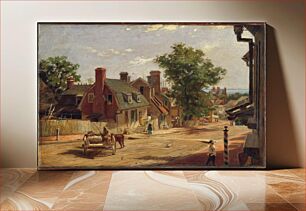 Πίνακας, Old Annapolis, Francis Street by Francis Blackwell Mayer
