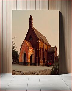 Πίνακας, Old Brick Church Παλιά Εκκλησία από τούβλα