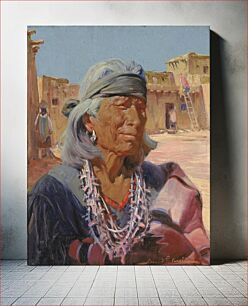 Πίνακας, Old Man of Zuni, High Priest (Cacique), Ira D. Gerald Cassidy