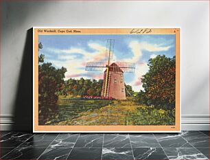 Πίνακας, Old Windmill, Cape Cod, Mass