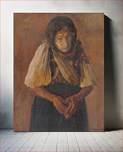 Πίνακας, Old woman, Vladimír Kovář