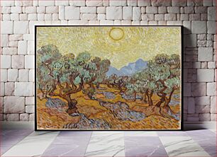 Πίνακας, Olive Trees (1889) by Vincent van Gogh