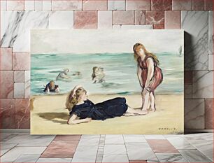 Πίνακας, On the Beach (ca.1868) by Edouard Manet
